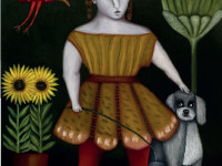 María José Romero, Fígaro FI, óleo sobre tela, 100 x 80 cm